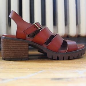 Brown MIA W8 Wedged Heels